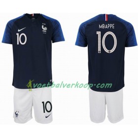 Frankrijk MBAPPE 10 2 star Kind Thuistenue WK voetbal 2018